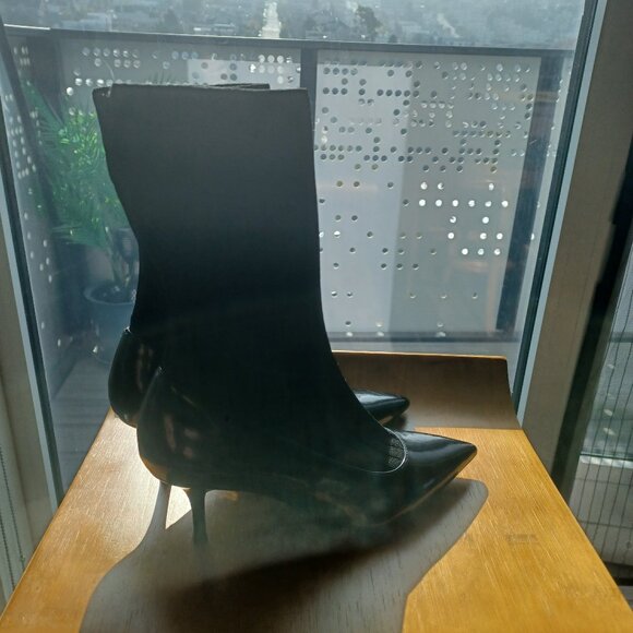 Zara Sock Pumps Boots - Size 35 - Picture 2 of 5